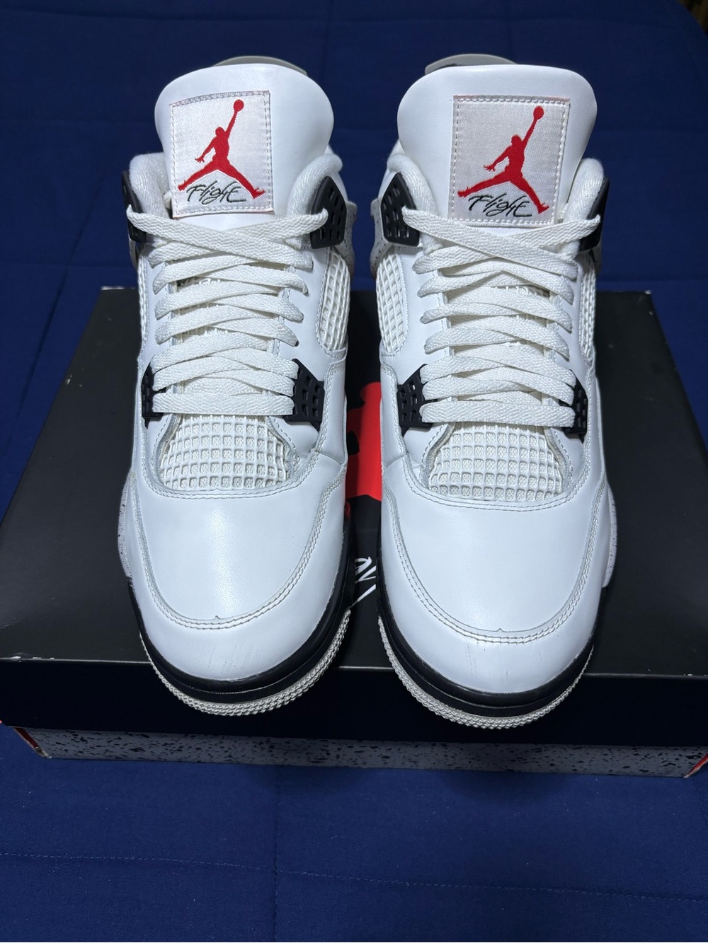 Jordan 4 Retro OG White Cement 2025 Size 12
